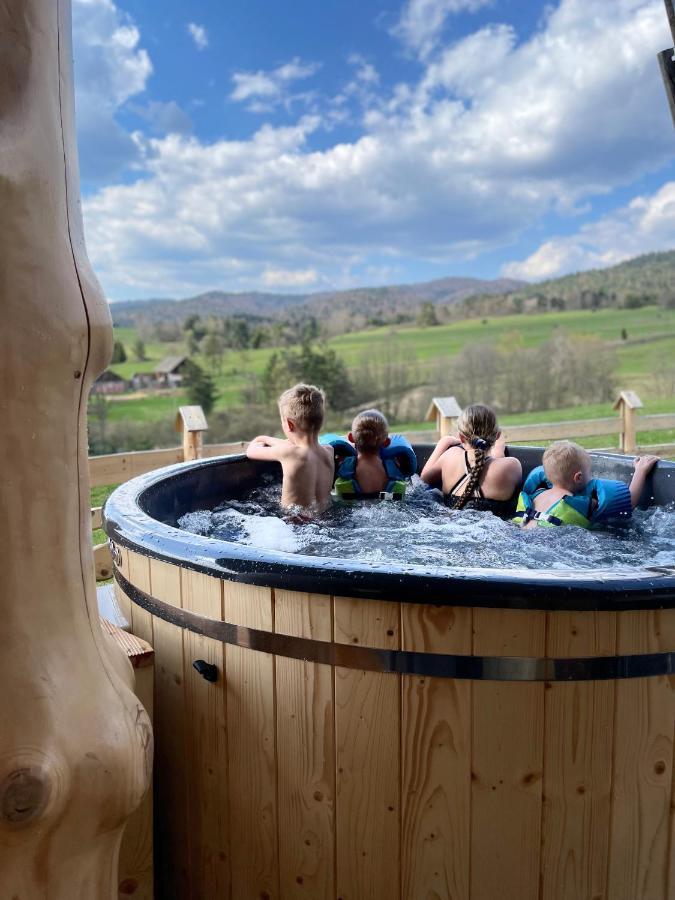 Goralskie Domki Na Podhalu - Z Jacuzzi Maniowy Ngoại thất bức ảnh